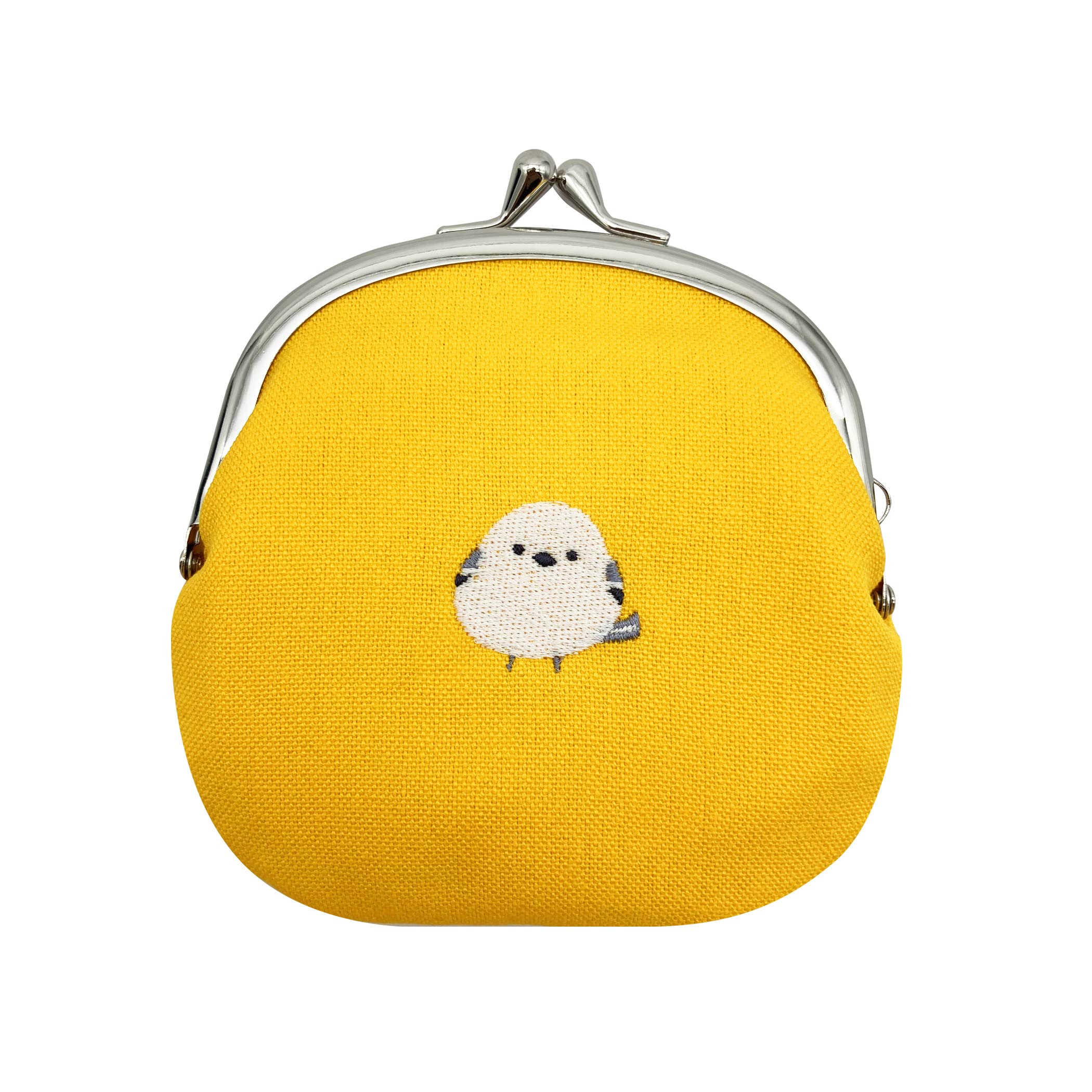 

Kinagani Shimaenaga Clasp Purse Medicine Supplement Coin Mobile Phone Made in Japan with Canvas Fabric (Lemon Yellow) Wallet, Case, Case, Purse, Case,