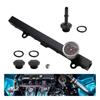 Professional Aluminum Fuel Rail Set Metal Fuel Rail Set with Oil Meter Aluminum Fuel Rail Set for K20 K24 RSX Civic