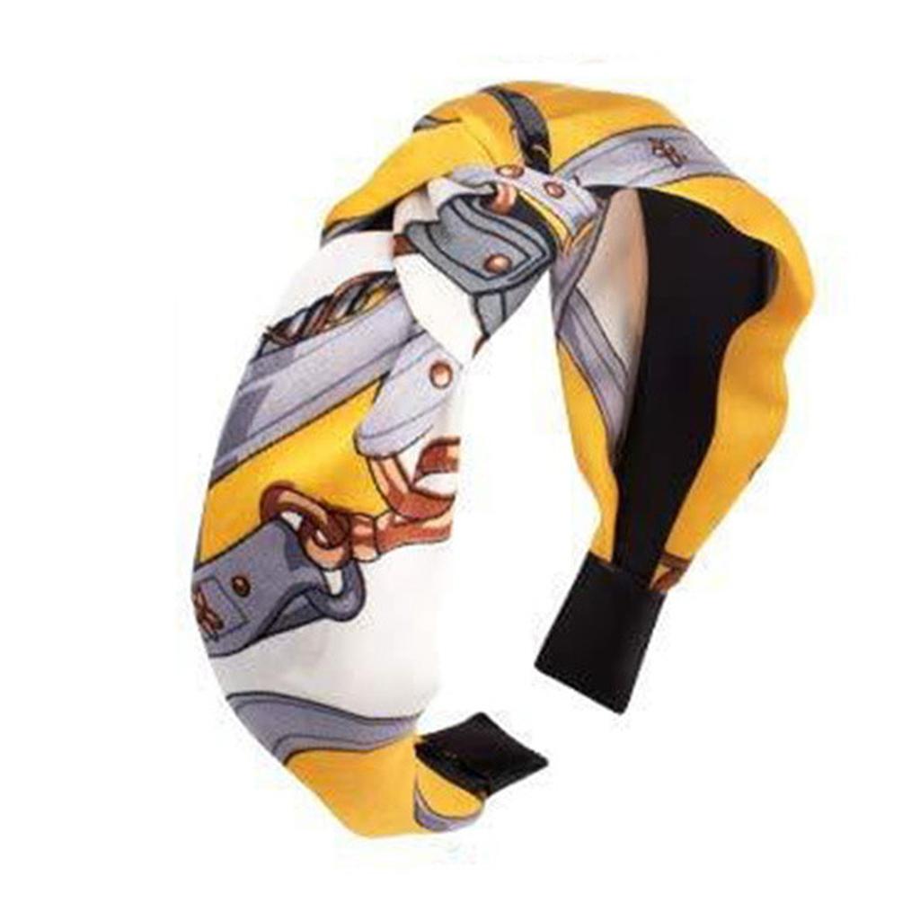 Fil noué bandeau noeud Turban bandeau nœud nœuds large bandeau bandeau élastique cheveux accessoires pour les femmes