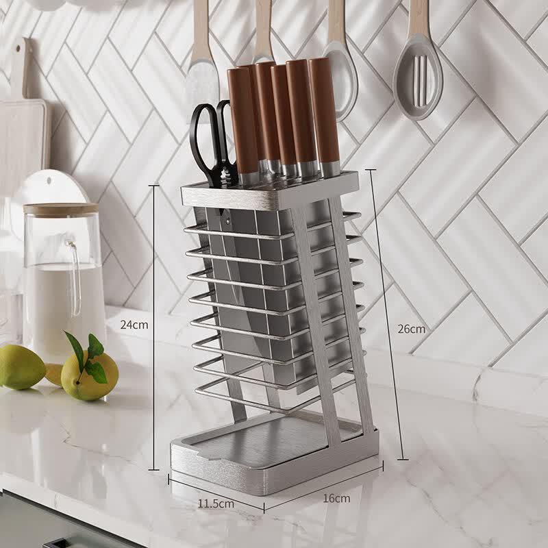 304 Stainless Steel Countertop Knife Holder