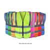 Children's Multi-Pocket Reflective Mesh Vest for Road Construction Sites