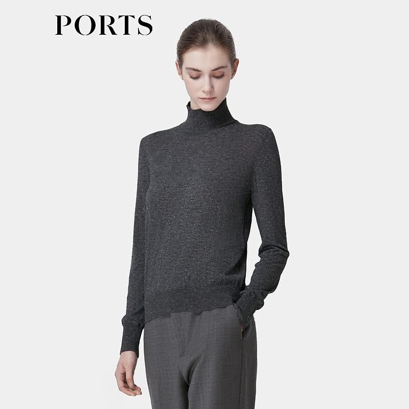 PORTS Women's Autumn/Winter Knit Long-Sleeve Round Neck Pullover