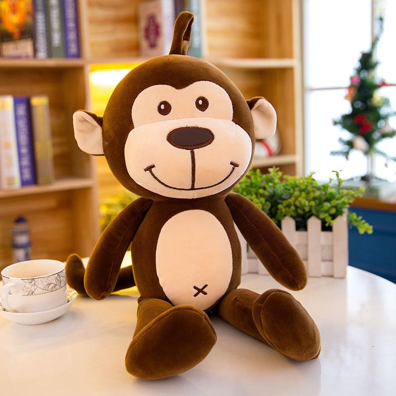 

Милая Мягкая Милая Кукла Обезьянка Плюшевая Игрушка Маленькая Обезьянка Подушка Детская Кукла Утешающая Кукла Подарок на Кровать 50cm（0.27kg）