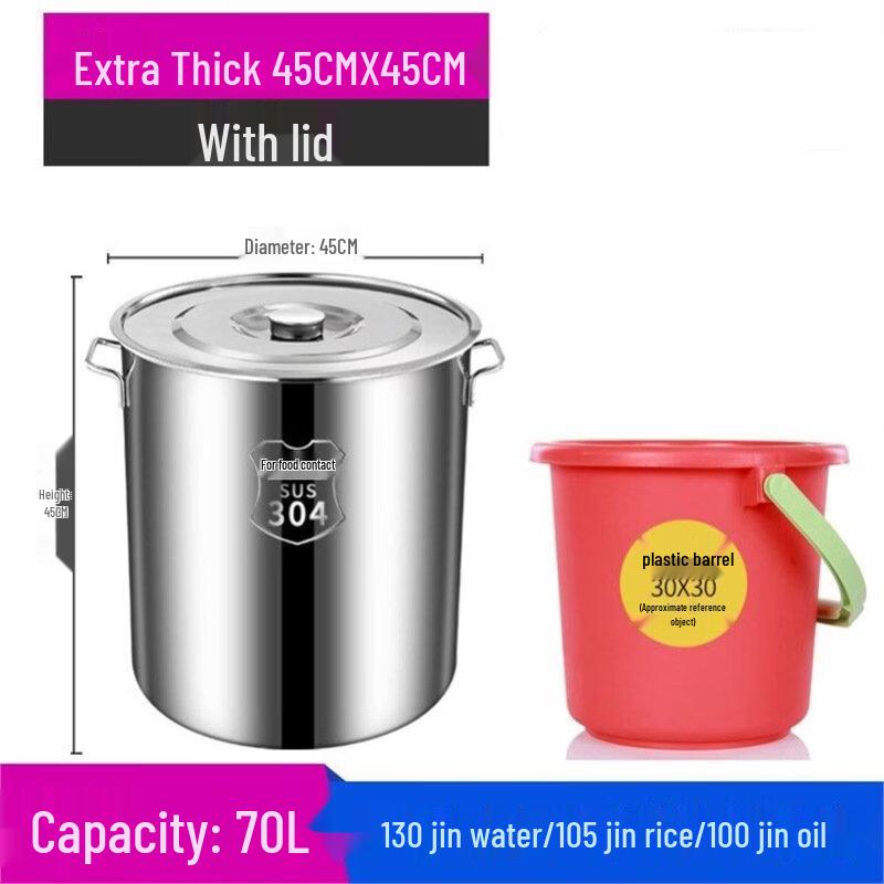 ZISIZ 316 Stainless Steel Commercial Stock Pot