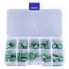 50PCS Screw Terminal Connector 2.54mm Pitch 2P 3P 4P PCB Mount Terminal Block Assortment Kit for Ele