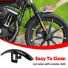Gloss Black Motorcycle Front Fender Mudguard Splash Guard Cover ABS For Harley-Davidson Sportster XL 883 XL1200 48 72 1988-UP