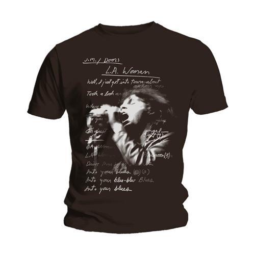 The Doors Unisex T-Shirt: LA Woman Lyrics Unisex T-Shirt S