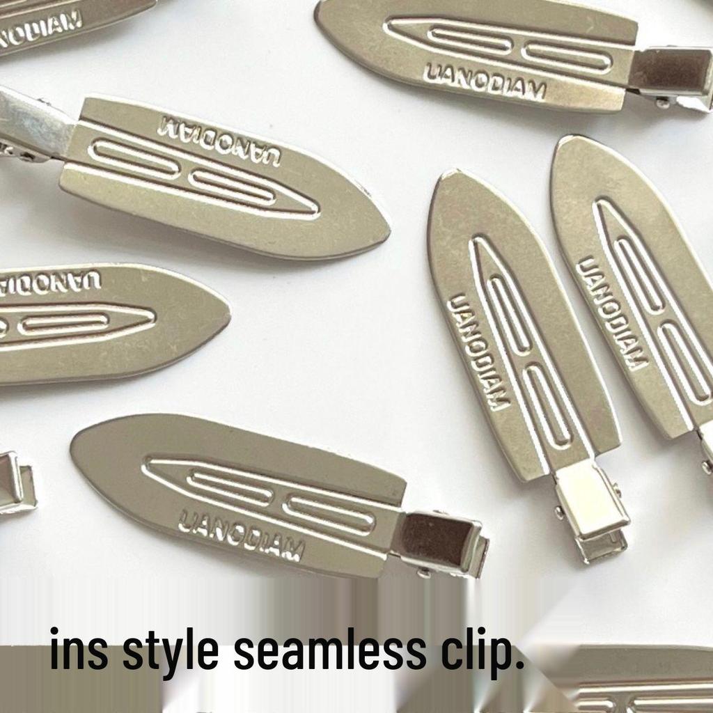 Korean Celebrity Seamless Metal Bangs Clip: Summer Hairpin & Headdress Accessory