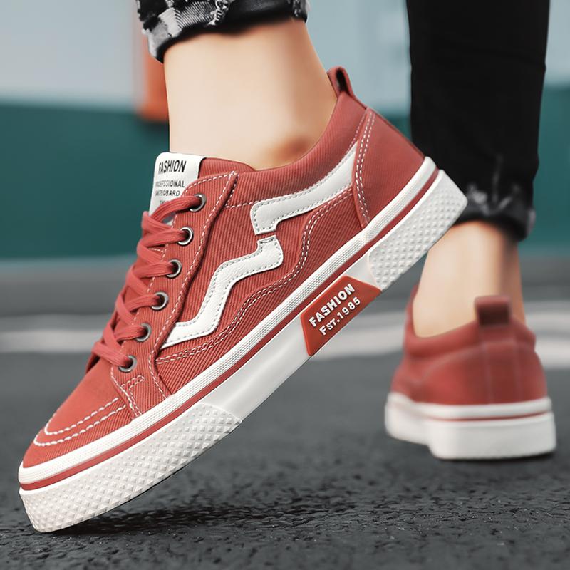 Canvas shoes new summer sports board shoes summer breathable red casual