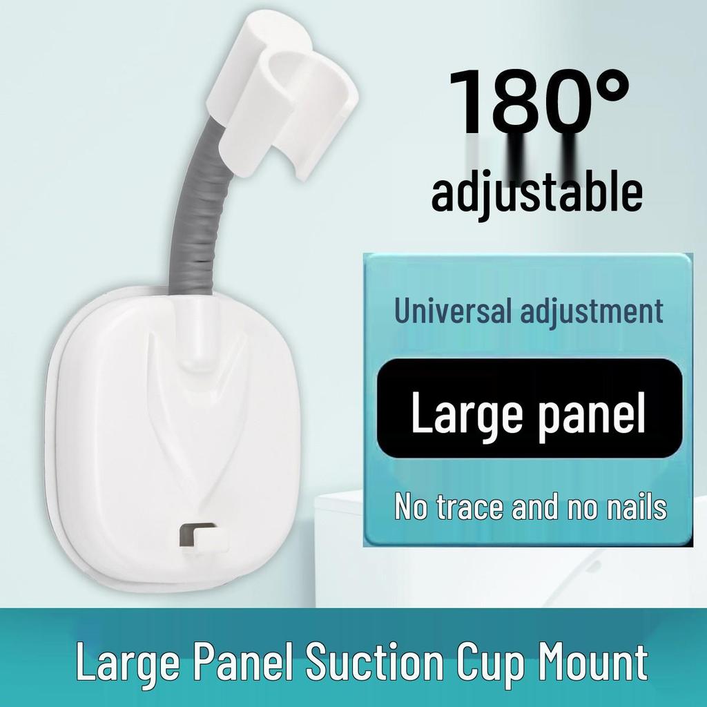 Universal No-Drill Shower Bracket: Handheld Spray Hose Rack with Fixed Exposed Mount