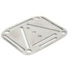 Diving Stainless Steel Weight Belt Keeper Retainer Adjustable Weight Webbing Stopper Buckle