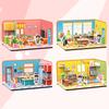 3D Handmade Puzzle DIY Room Paper Paper Puzzle Toys 3D Assembly Model Cartoon 3D Puzzle  Jigsaw