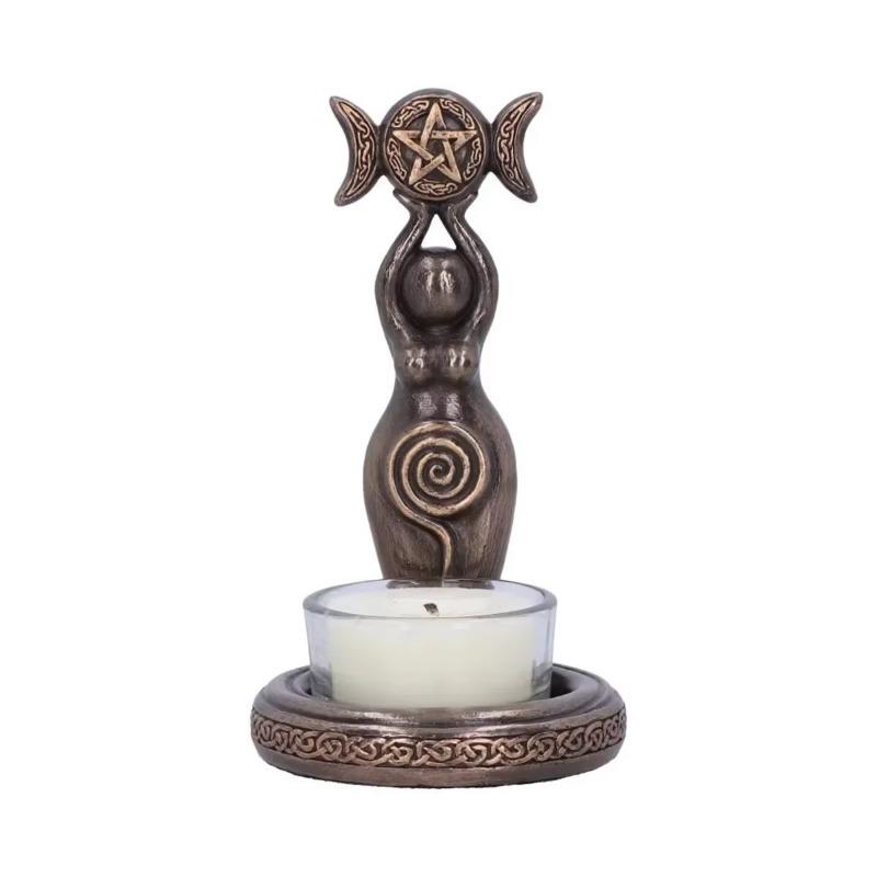 Garden Study Candlestick Decoration Accessories Home Decoration Resin Candle Holder Light Handicraft Ornaments Home Decoration