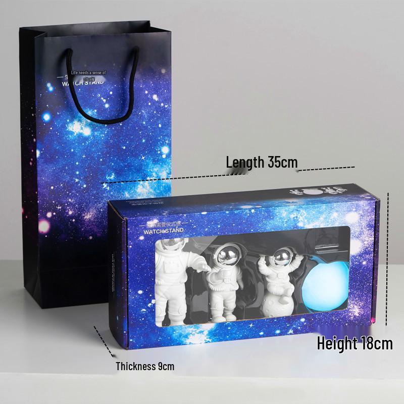 Astronauten-Figur-Ornament für Wohnzimmer oder Kinderzimmer - Weihnachtsgeschenk-Deko Weltraumfahrer