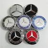 4 stycken 75 mm för Mercedes-Benz W166 W167 W176 W253 GLC GLK CLA/A/B/C/E/S-klass Bilhjulnavkåpor Skydd Dekorativa Tillbehör