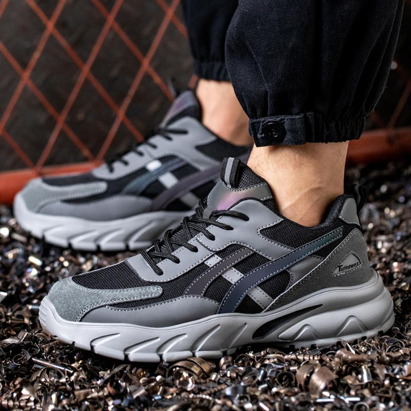 Safety Shoes Men New Steel Toe Men's Work Shoes Puncture Proof Work Sneaker Male Protective Footwear Work Man Boots Safety Boots