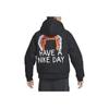 Nike Logo Print Casual Jacket Men Outerwear Black DQ4184-010