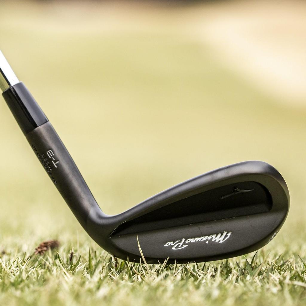 Mizuno Pro Black IP 950GH neo Lekka stal S 5KJKB246 T-3 Wedge, Męski, Wykończenie, Shaft N.S.PRO, Loft 50°, Bounce 8°, Flex,