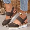 [Stylish | Comfortable] Stylish Comfortable Wedge Sandals | Ladies' Thick Sole Women Shoes