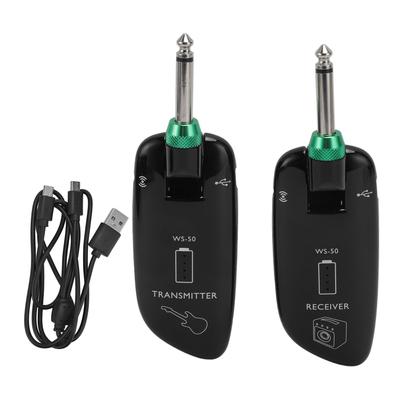 Wireless Guitar System 20 To 20KHz Lossless Rotating Plug and Play Wireless Guitar Transmitter