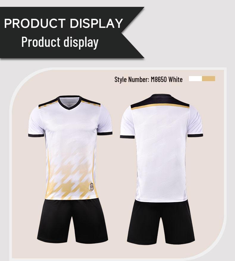 High-Quality Quick-Dry Football Uniform Set for School Matches