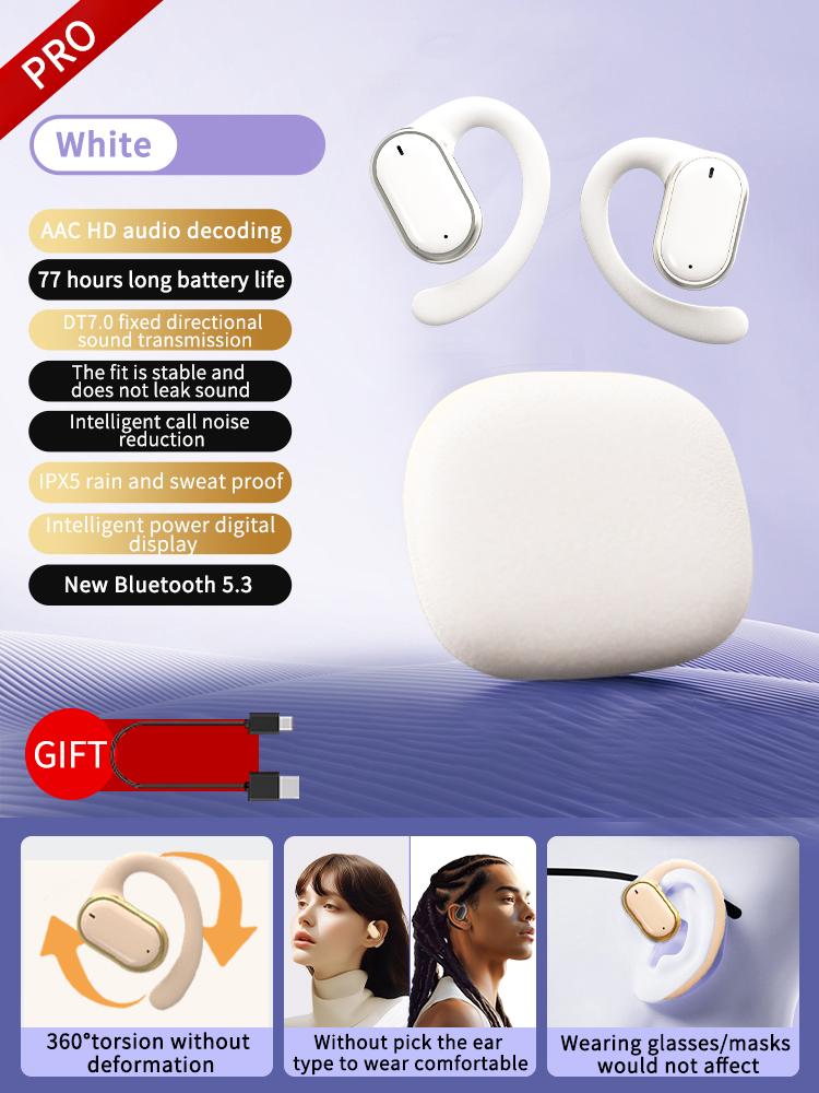 Xiaomi 2024 New TWS Wireless Earphones with Bluetooth 5.49 28 Hours Play Back Sport Earbuds with LED Display Earhooks and Built-in Mic