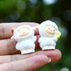 6pcs Cute Cartoon Sheep Handheld Fruit Model Ornament Set For Playroom Decor And Giftgiving