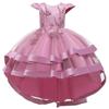 Kids Elegant Pearl Cake Princess Dress Girls Dresses For Wedding Evening Party Embroidery Flower Girl Dress Girl Clothes