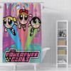 Shower Powerpuffs Girlss Curtain Waterproof Polyester Fabric Paint Colorful Bath Curtains Home Bathroom Decor Curtain With Hook