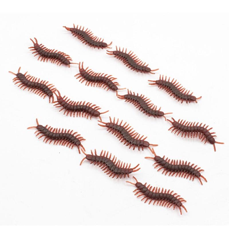 10 Pieces Prank Fake Roaches Look Real Plastic Trick Joke Toys Scary Insects Realistic Bugs Gifts Novelty Cockroach