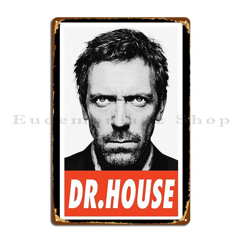 

Dr House Metal Sign Wall Decor Decoration Create Cinema Cinema Tin Sign Poster 20x30cm（7.8x11.8inch）