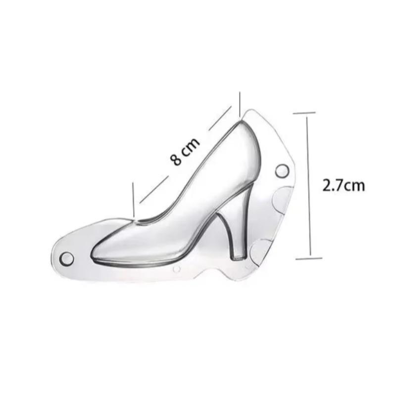 

3D High Heel Chocolate Mold Simulated High Heel Cake Decoration Kitchen Baking Mold Desktop High Heel Gypsum Decoration Mold