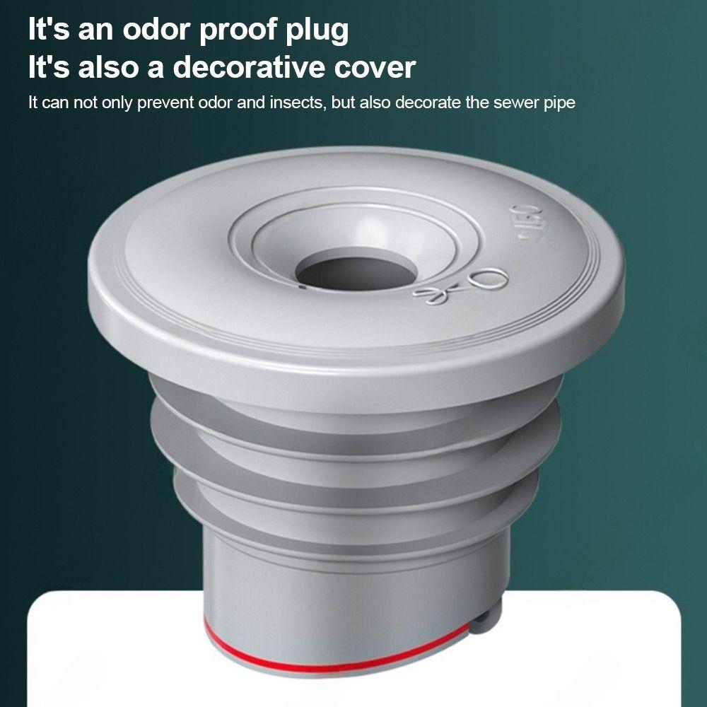 Anti-odor Sewer Pipe Plug Leakage Protection Floor Drain Seal Ring  Kitchen Sink