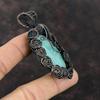 Amazonite Copper Pendant Wire Wrapped Pendant Gemstone Pendant Wire Wrap Jewelry Handmade Pendant Copper Jewelry For Gift Birthstone Pendant