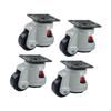 4x 3D Printer Caster Wheels Accessories Large Load Capacity Professional Adjustable Rotating