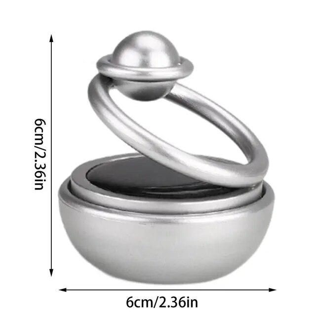 Rotating Solar Power Car Aromatherapy Spin Interstellar Essential Oil Diffusers Autorotation Decoration Accessories Car Perfume