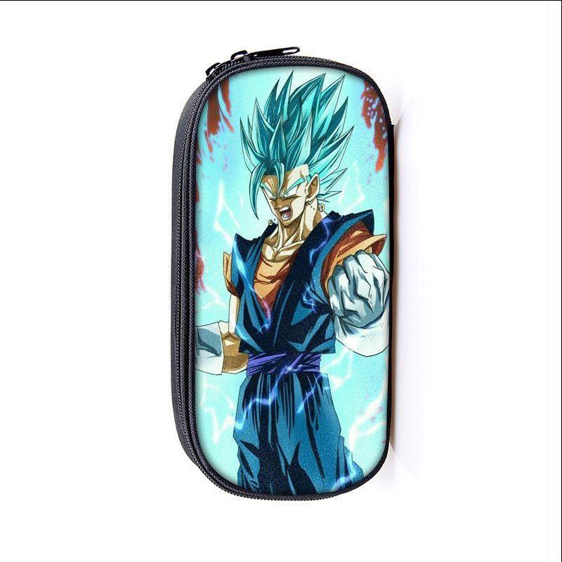 Dragon Ball Anime Son Goku Cartoon Large Capacity Pencil Case Fashion Boys Girls Pen Bags School Student Supplies Stationery Box