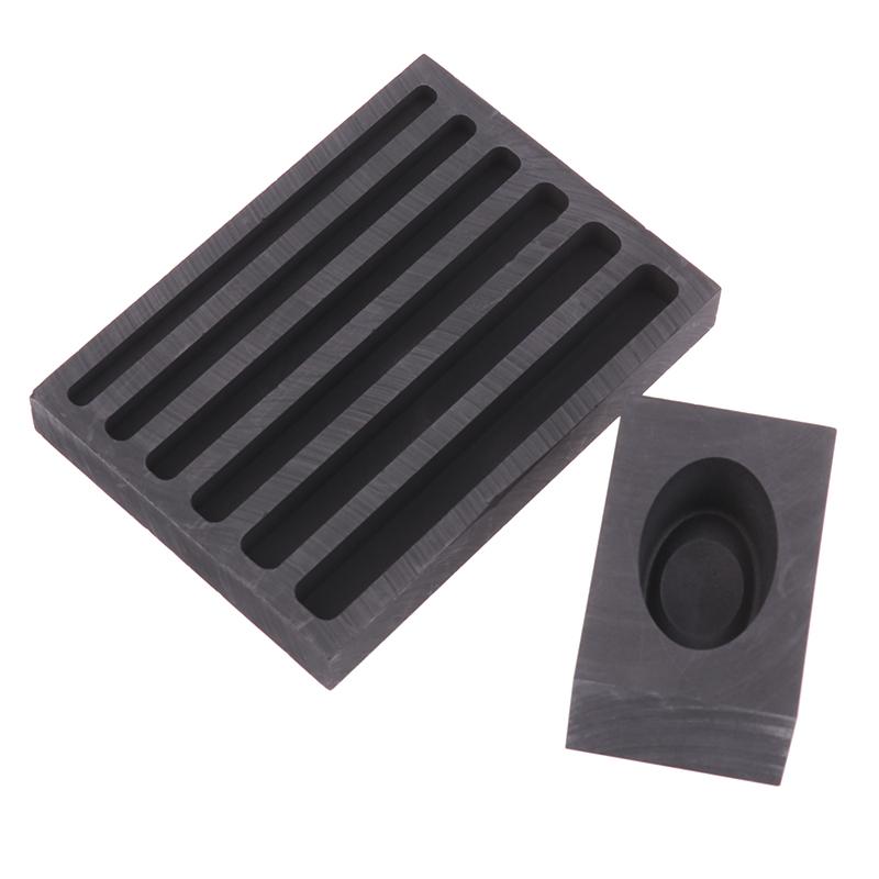 Gold Ingo Mold Strip Shape Graphite Mold Oil Tank Crucible Metallurgy Smelting Metal Trough Tools