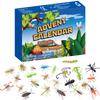 Christmas Countdown Calendar 24Pcs Insects Set Gift Box Christmas Advent Calendar Party Favors