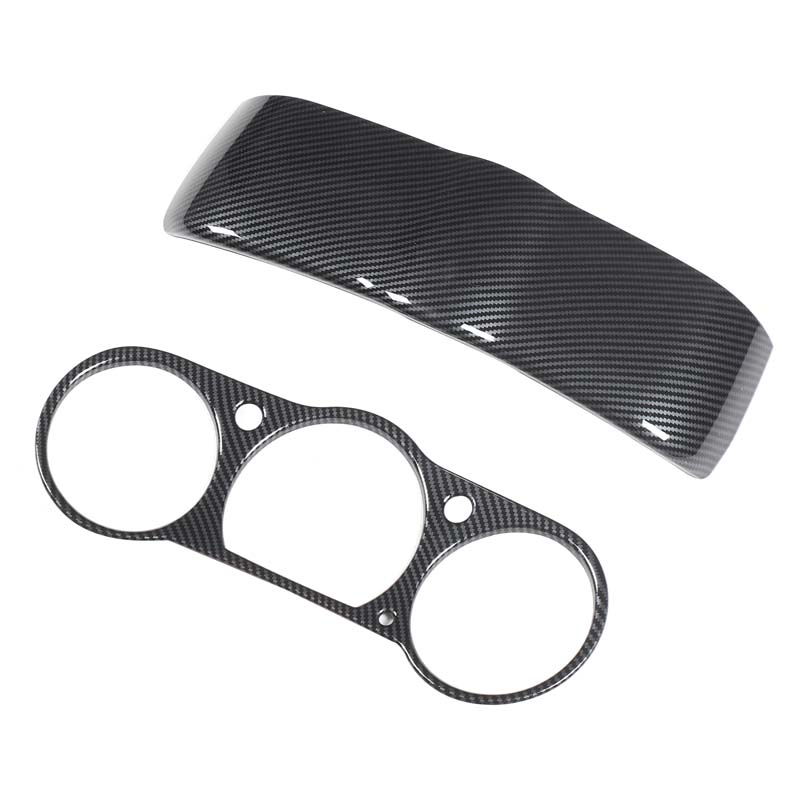 For Nissan 350Z 2003-2006 ABS Carbon Fiber Car Dashboard Tachometer Panel Decorative Cover Sticker Car Interior Accessories