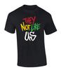 Trenz Shirt Company Mens Graphic T-Shirt - Red, Yellow, Green, White, They Not