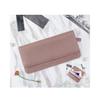 REMARSO Women's Long Wallet, Genuine Leather, High-Quality Leather, Card Slots, Slim, Simple Design (Black)
