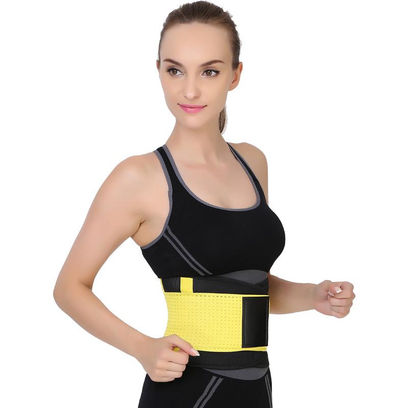 New Style Colorful Sweat Waist Support Belt for Fitness and Slimming