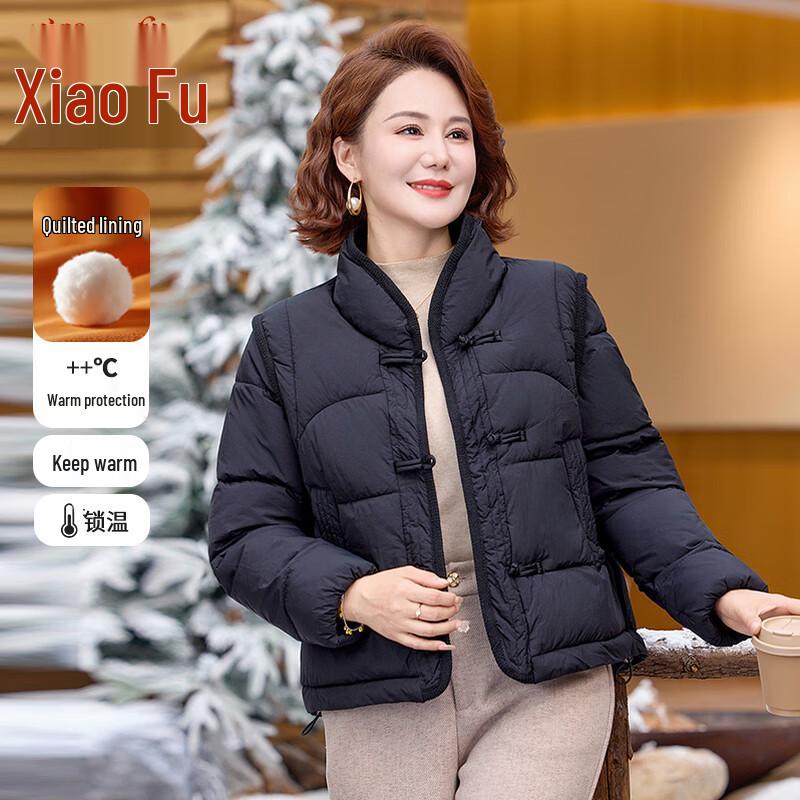

Elegant Stand-Collar Padded Winter Jacket for Women 5XL