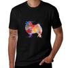 Keeshond Watercolor Keeshond Keeshond Print Watercolor Keeshond Tshirt Gym Exercise Short Sleeve Tshirt