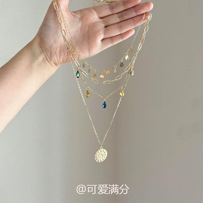 European and American cross-border y2k babes butterfly leather collar punk rock choker collarbone chain necklace foreign trade jewelry