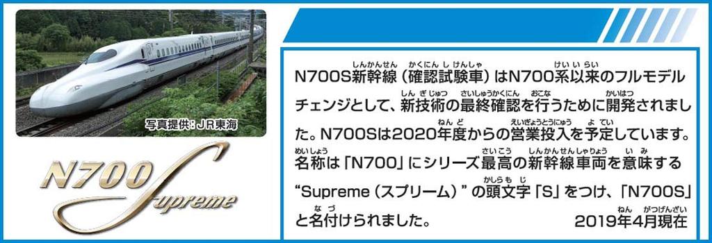 Plarail Big Plarail N700S Shinkansen Test (confirmation Vehicle)