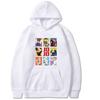 Japanese Anime Characters Hoodie Fashion Design Men's Women's Sweatshirt Fleece Oversized Couples Casual Streetwear Hoodies
