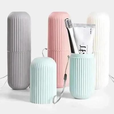 Household Travel Portable Toothbrush Box Washing Cup Washing Supplies Toothbrush Storage Cup Student Dormitory Mouthwash Cup