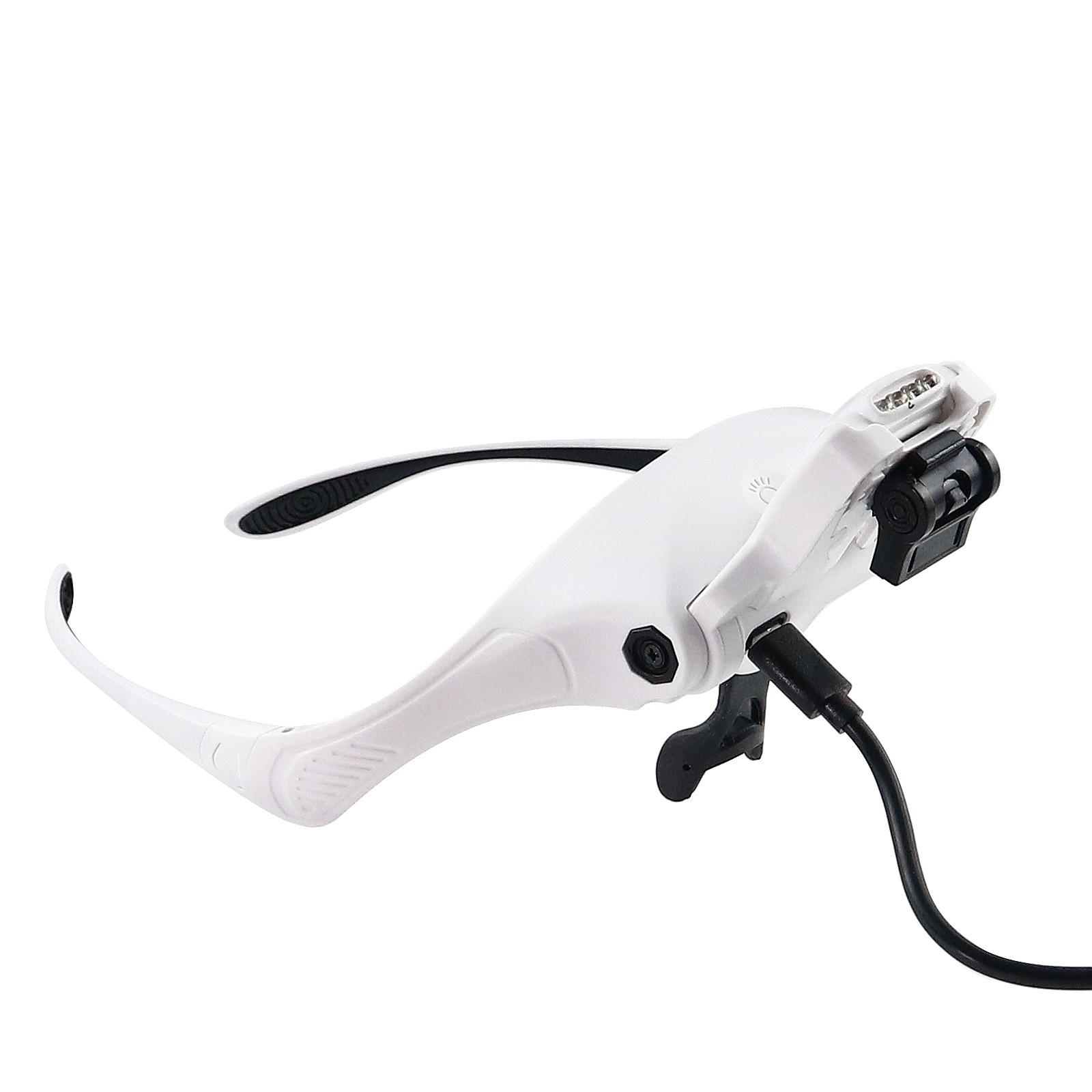 

Usb Charging Led Light Touch Switch Mechanical Maintenance Head Mounted Magnifying Glass 9892TSC1